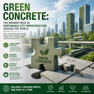Green Concrete: The Missing Piece in Sustainable City Infrastructure Around the World