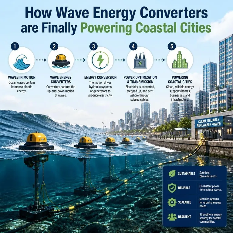 How Wave Energy Converters are Finally Powering Coastal Cities Around the World
