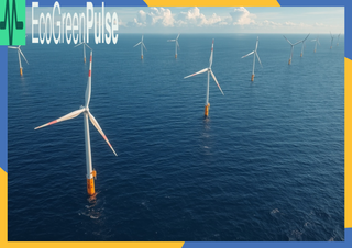 Offshore Floating Wind Farms: Capturing Deep-Ocean Gale Winds