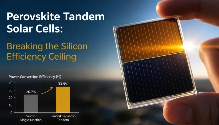 Perovskite Tandem Solar Cells: Breaking the Silicon Efficiency Ceiling