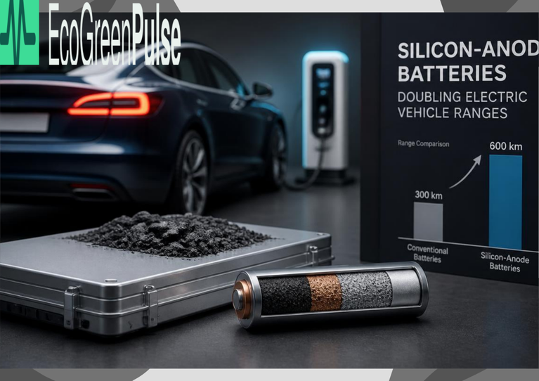 Silicon-Anode Batteries: Doubling Electric Vehicle Ranges