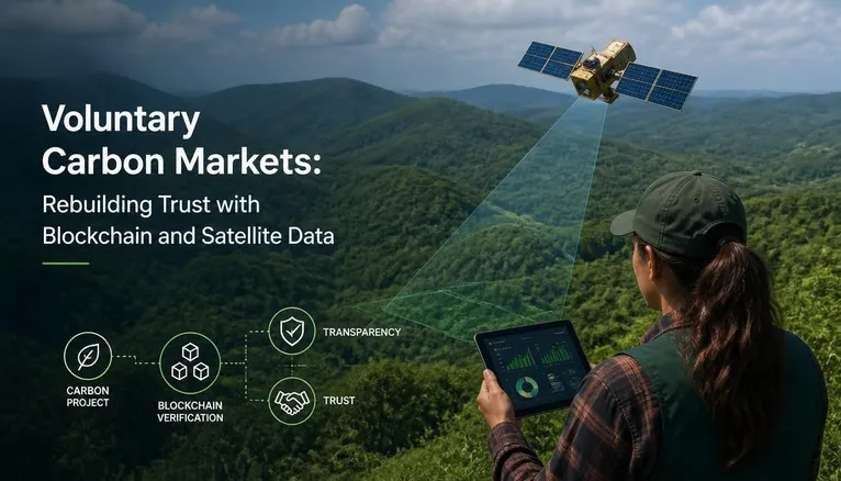Voluntary Carbon Markets: Rebuilding Trust with Blockchain and Satellite Data