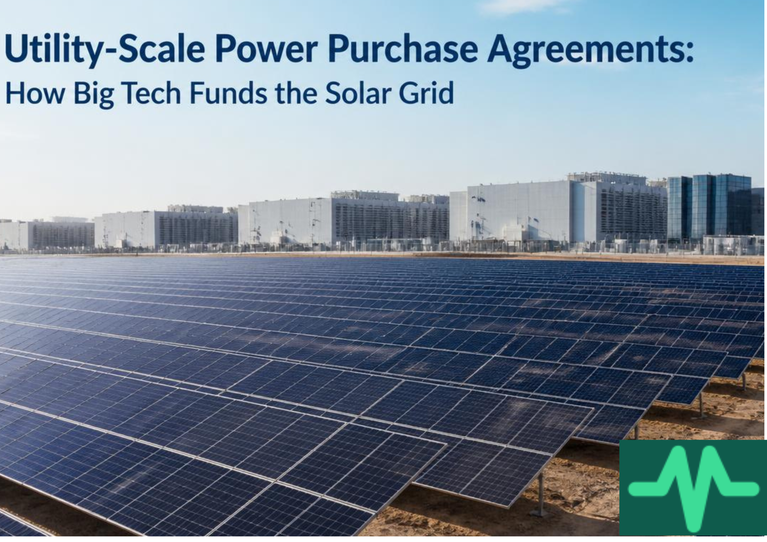 Utility-Scale Power Purchase Agreements: How Big Tech Funds the Solar Grid