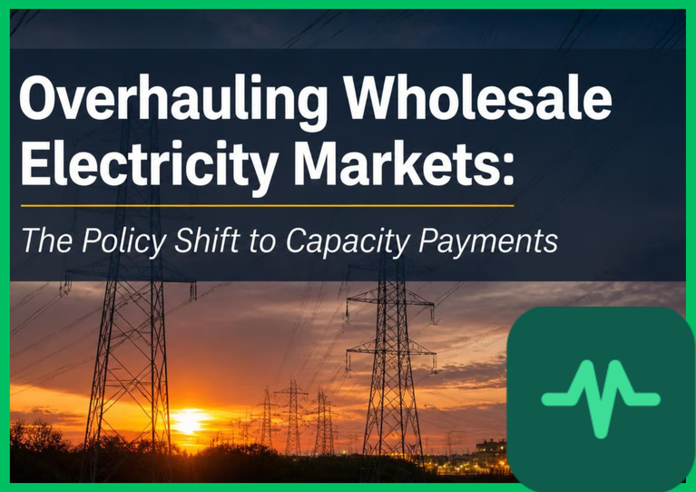 Overhauling Wholesale Electricity Markets: The Policy Shift to Capacity Payments