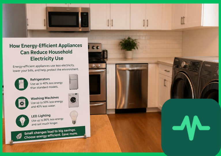 How Energy-Efficient Appliances Can Reduce Household Electricity Use