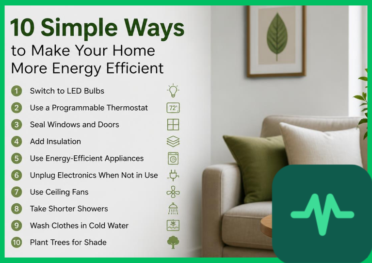 10 Simple Ways to Make Your Home More Energy Efficient