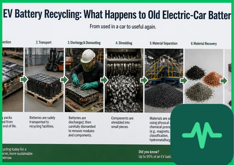 EV Battery Recycling: What Happens to Old Electric-Car Batteries?