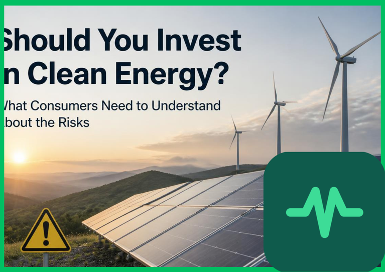 Should You Invest in Clean Energy? What Consumers Need to Understand About the Risks
