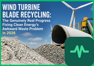 Wind Turbine Blade Recycling: The Genuinely Real Progress Fixing Clean Energy's Awkward Waste Problem in 2026