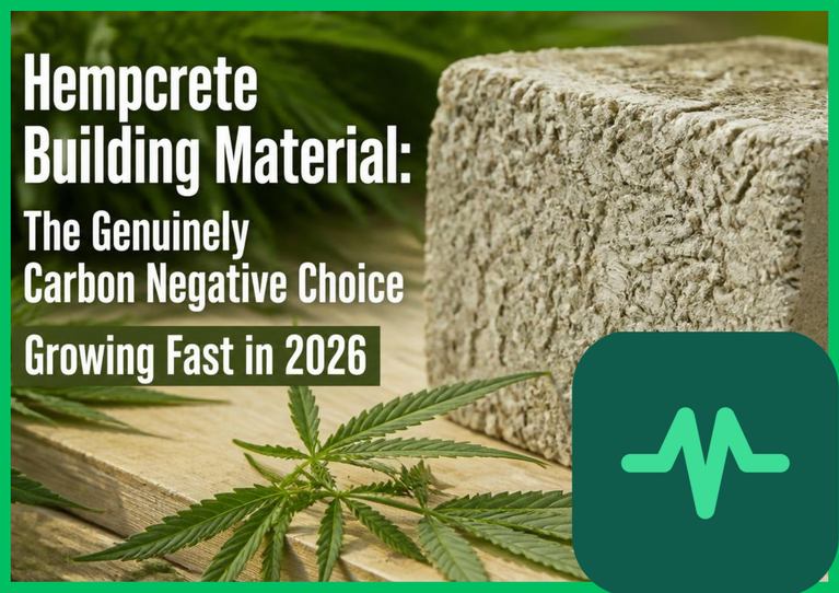 Hempcrete Building Material: The Genuinely Carbon Negative Choice Growing Fast in 2026