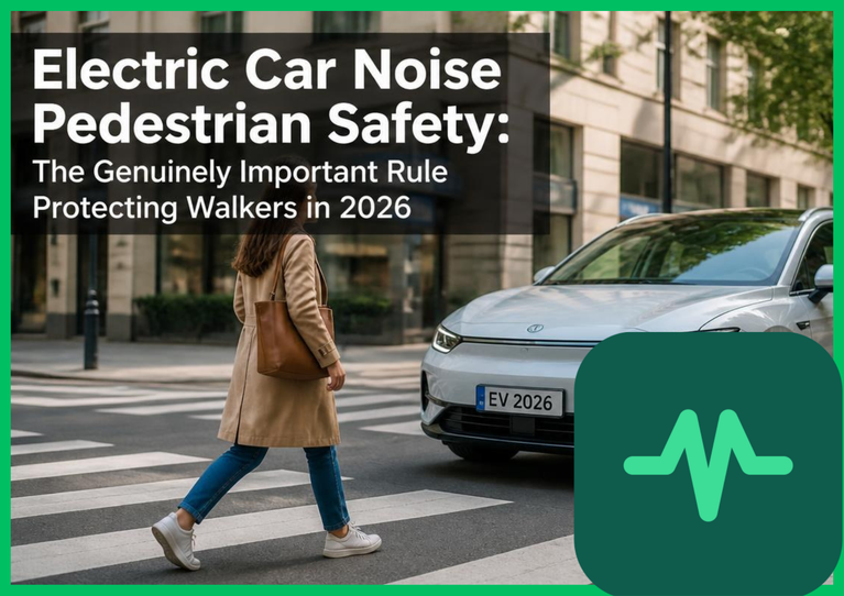 Electric Car Noise Pedestrian Safety: The Genuinely Important Rule Protecting Walkers in 2026