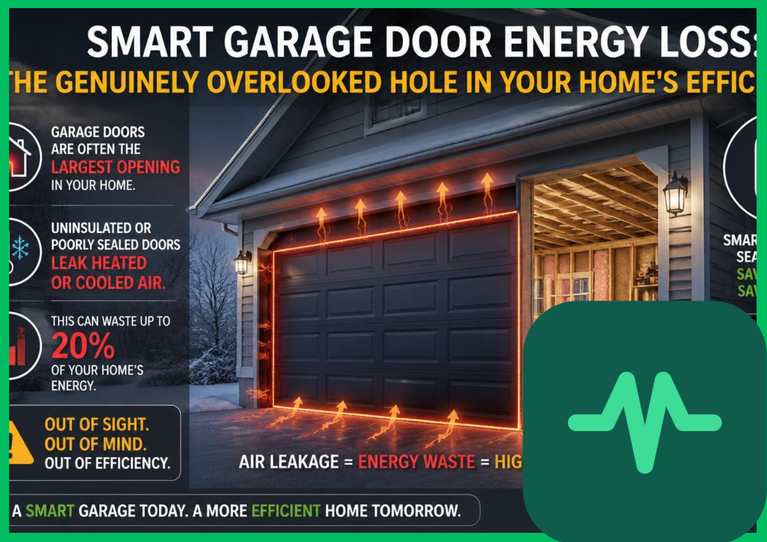 Smart Garage Door Energy Loss: The Genuinely Overlooked Hole in Your Home's Efficiency