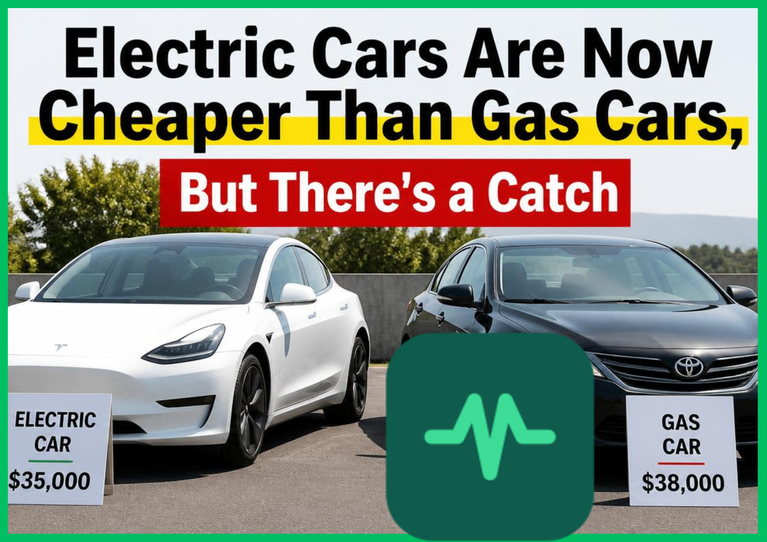 Electric Cars Are Now Cheaper Than Gas Cars, But There's a Catch