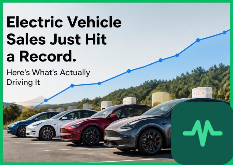 Electric Vehicle Sales Just Hit a Record. Here's What's Actually Driving It