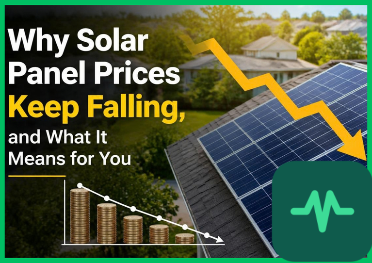 Why Solar Panel Prices Keep Falling, and What It Means for You