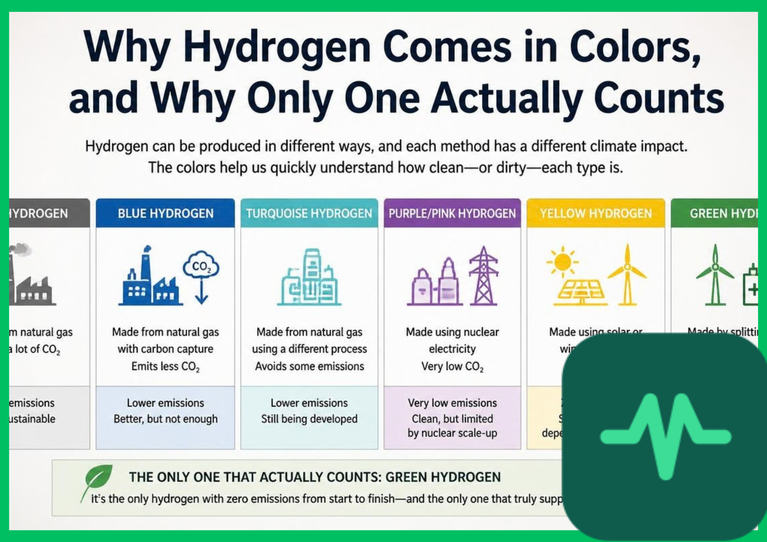 Why Hydrogen Comes in Colors, and Why Only One Actually Counts
