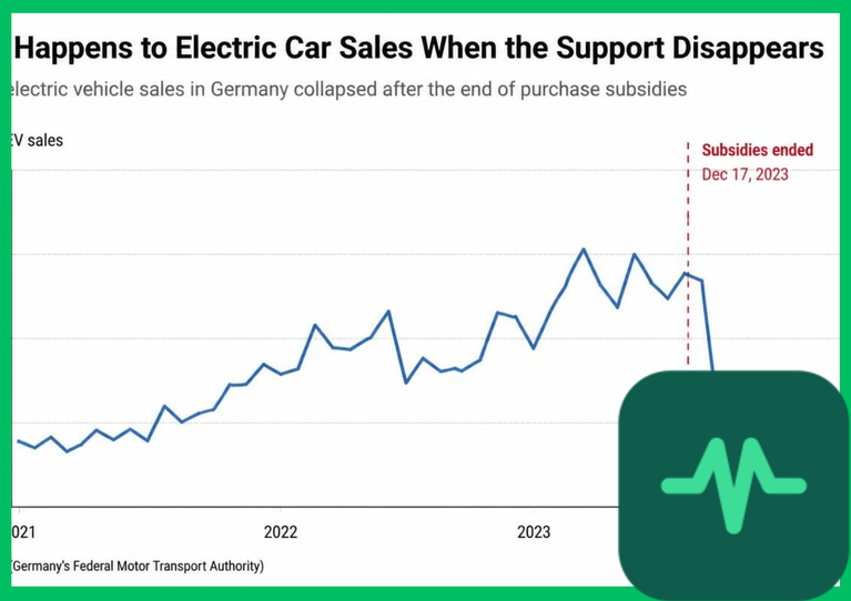 What Happens to Electric Car Sales When the Support Disappears